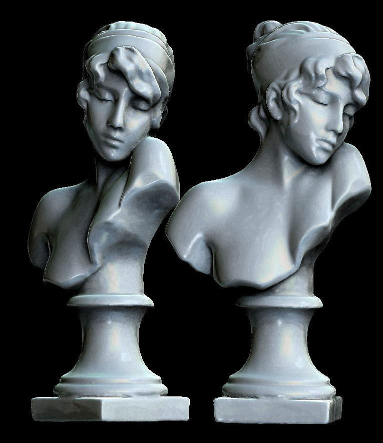 photo 3D Printed Bust Woman