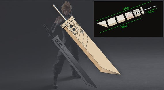 wallpapers 3D Printed Buster Sword