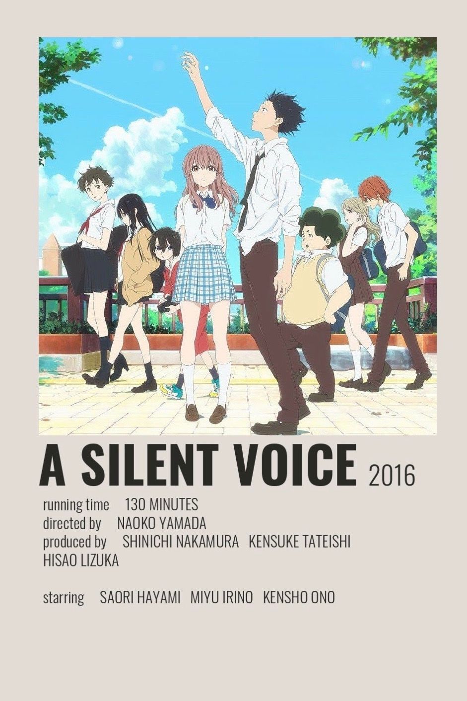 images A Silent Voice Movie Cover