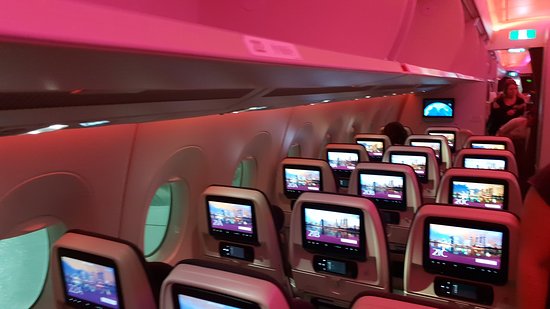 wallpapers Airbus A350-900 Qatar Economy Seats