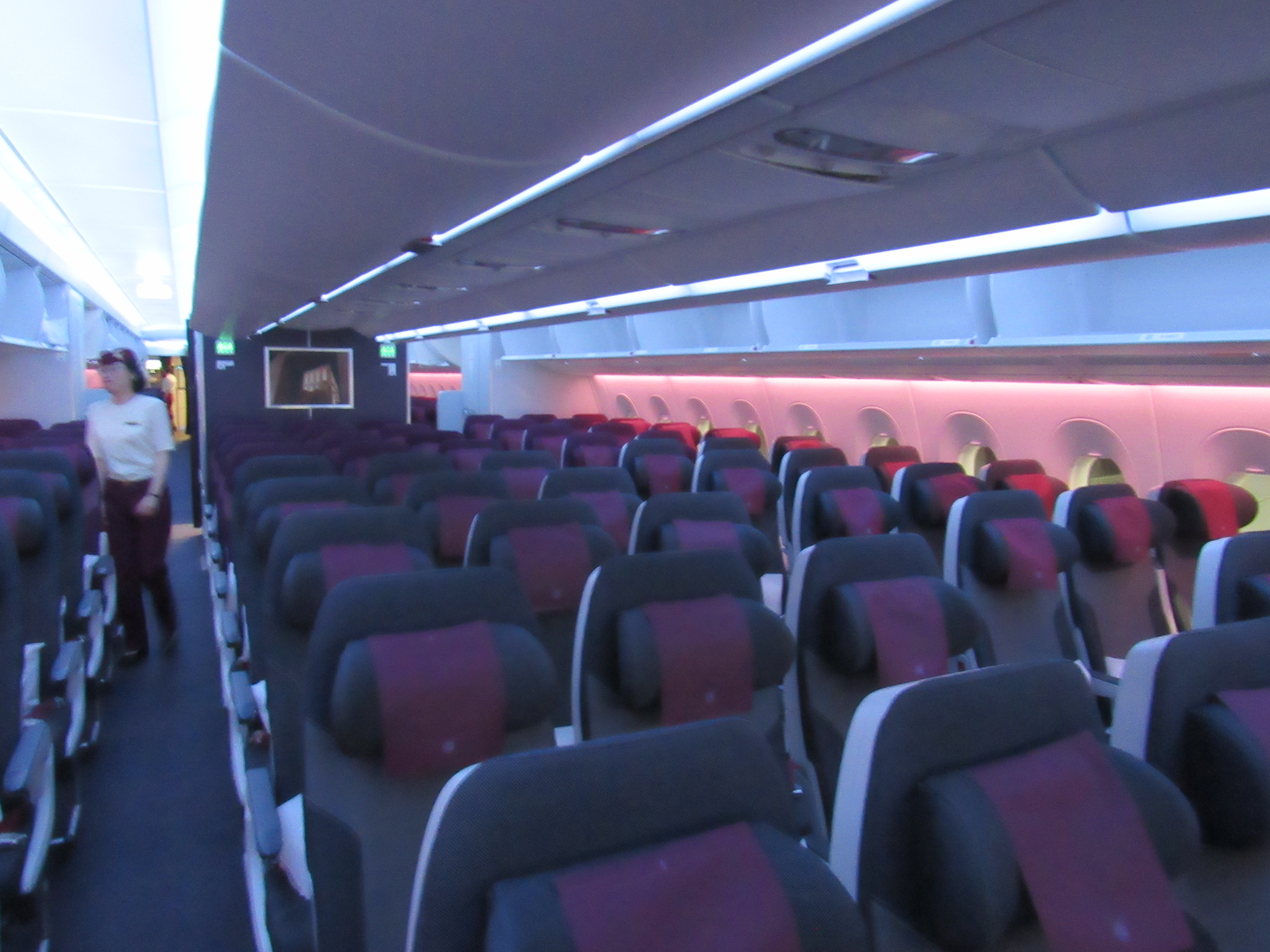 images Airbus A350-900 Qatar Economy Seats