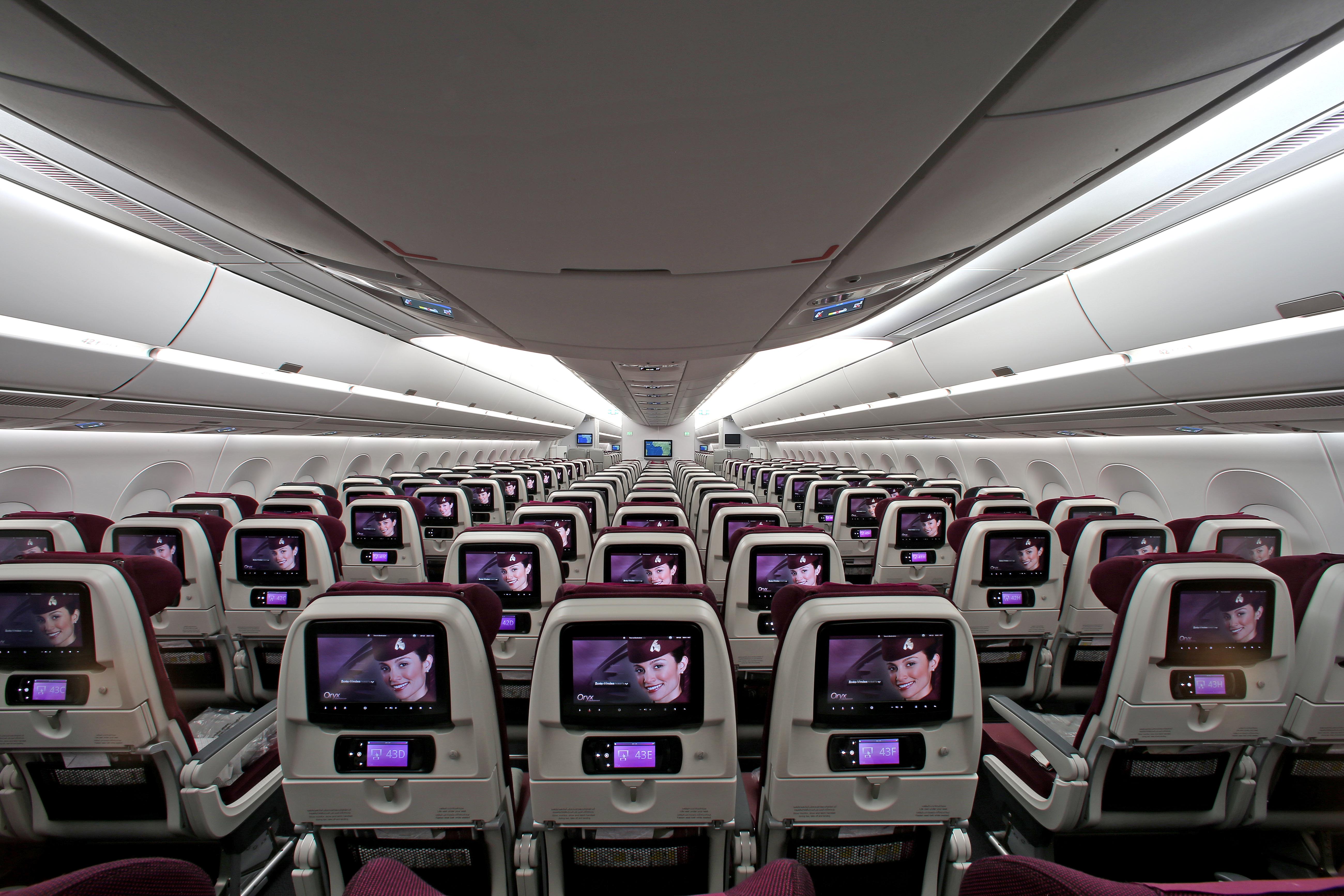 pix Airbus A350-900 Qatar Economy Seats