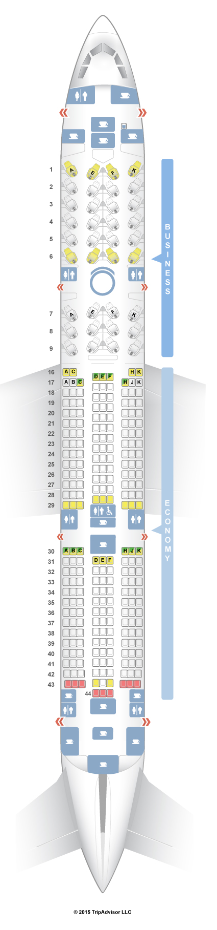 images Airbus A350-900 Qatar Seat Map