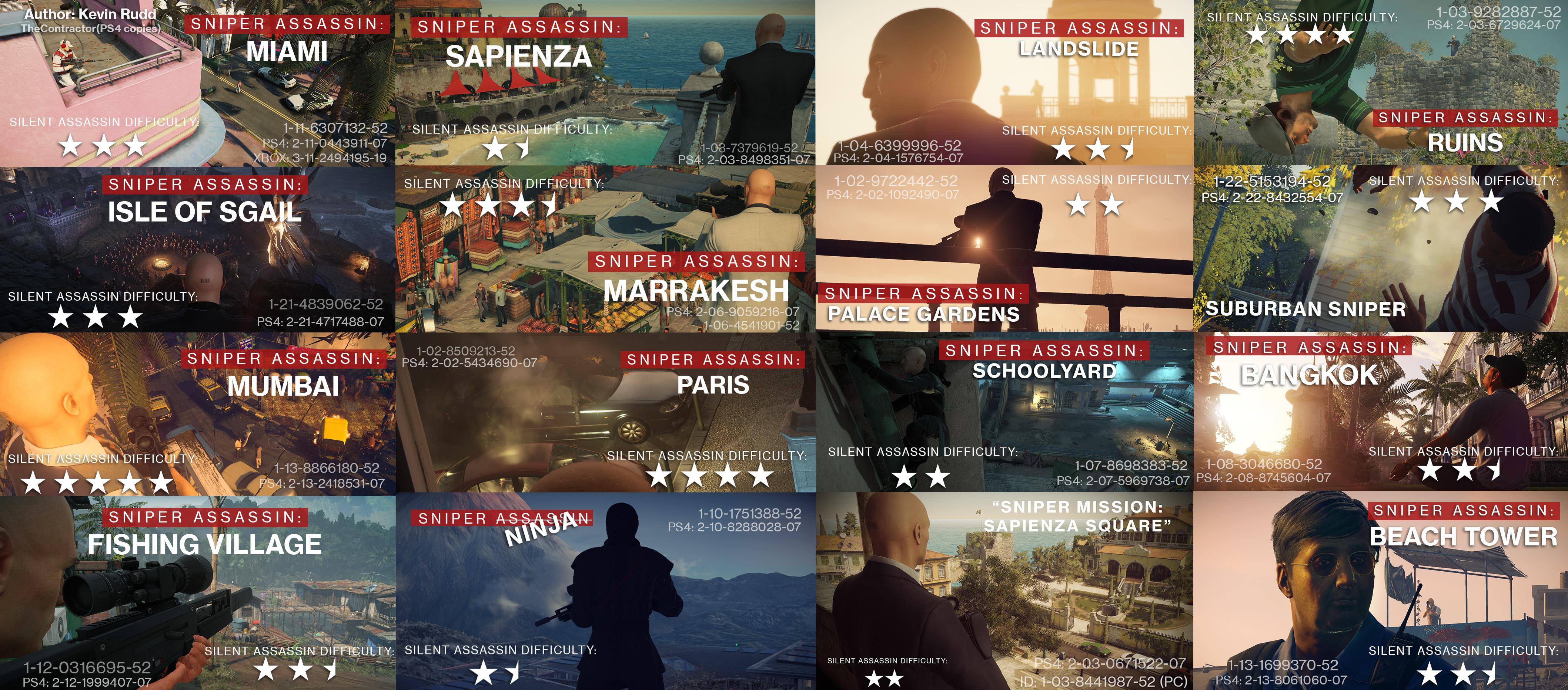 wallpapers All Hitman 2 Missions