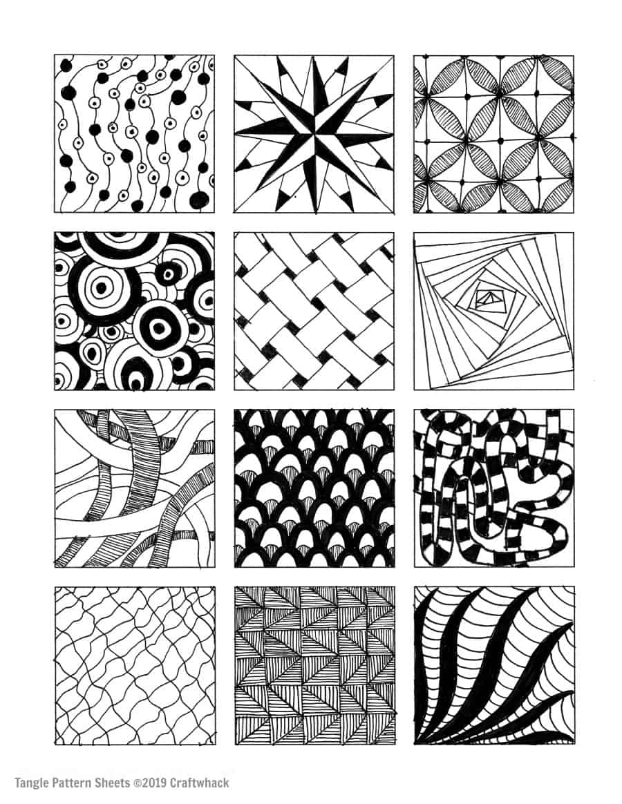 pic Art Simple Cool Patterns