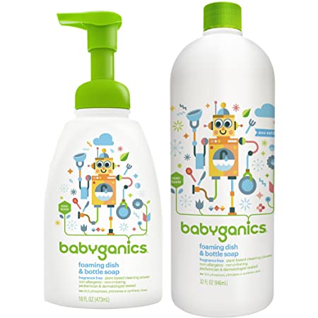 pic Babyganics Foaming Dish & Bottle Soap Refill