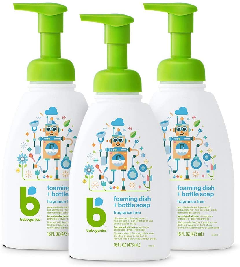 wallpapers Babyganics Foaming Dish & Bottle Soap