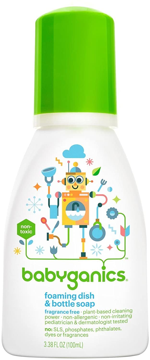 pic Babyganics Foaming Dish & Bottle Soap