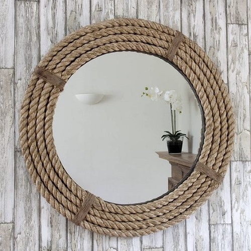 photo Beach Style Bathroom Mirrors