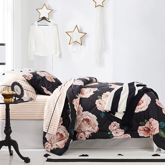 images Black And Rose Gold Comforter Set