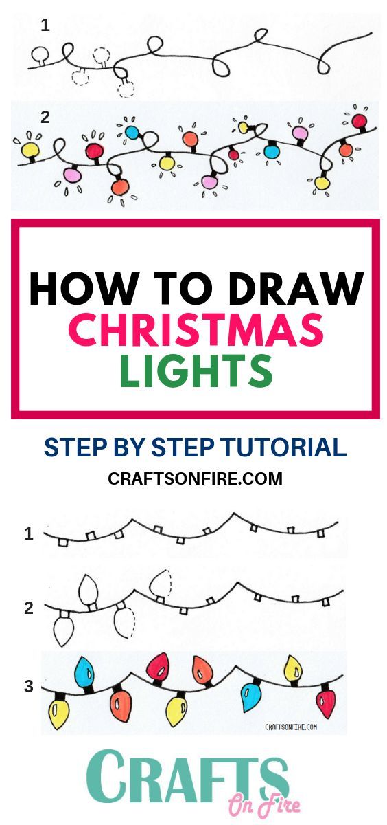 Featured image of post Christmas Lights Drawing