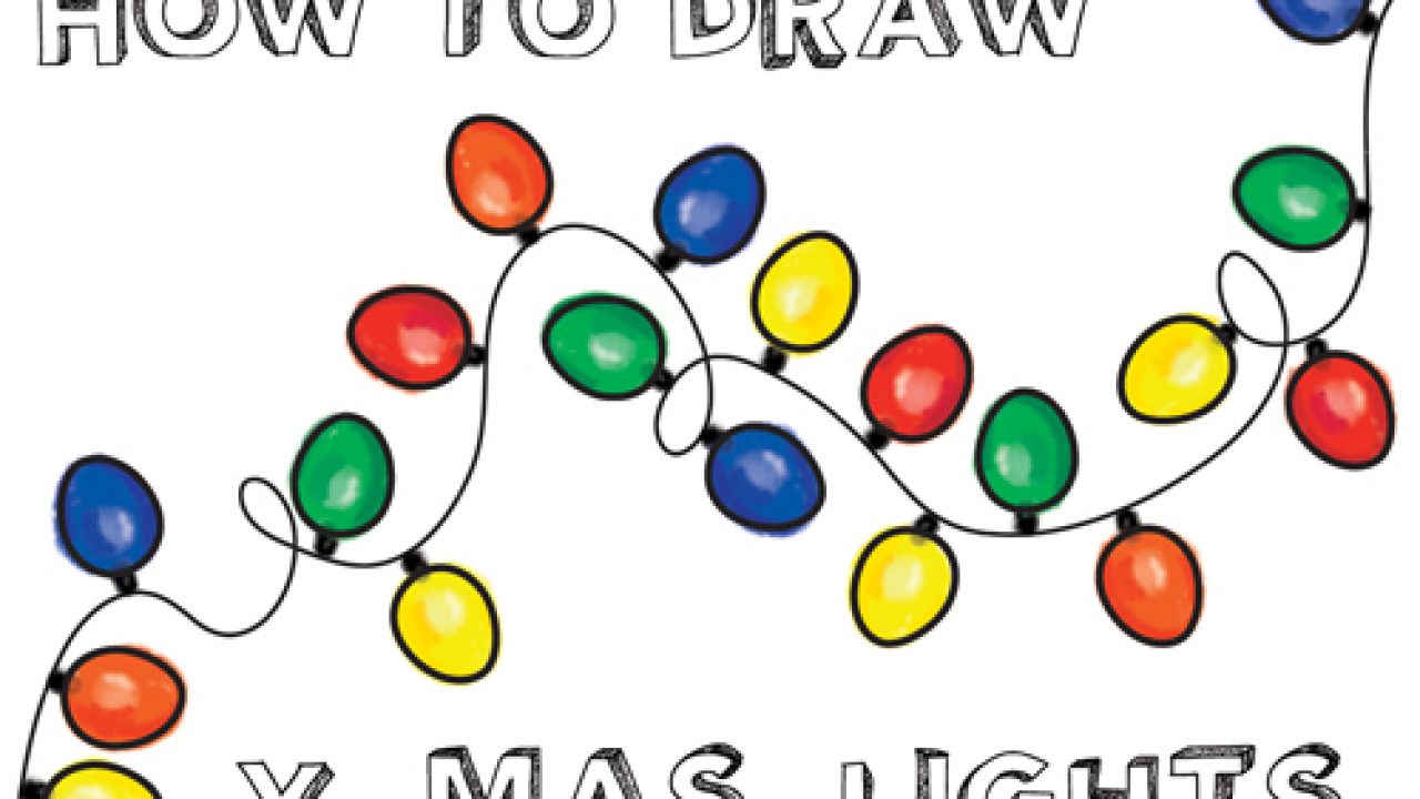 images Christmas Lights Drawing