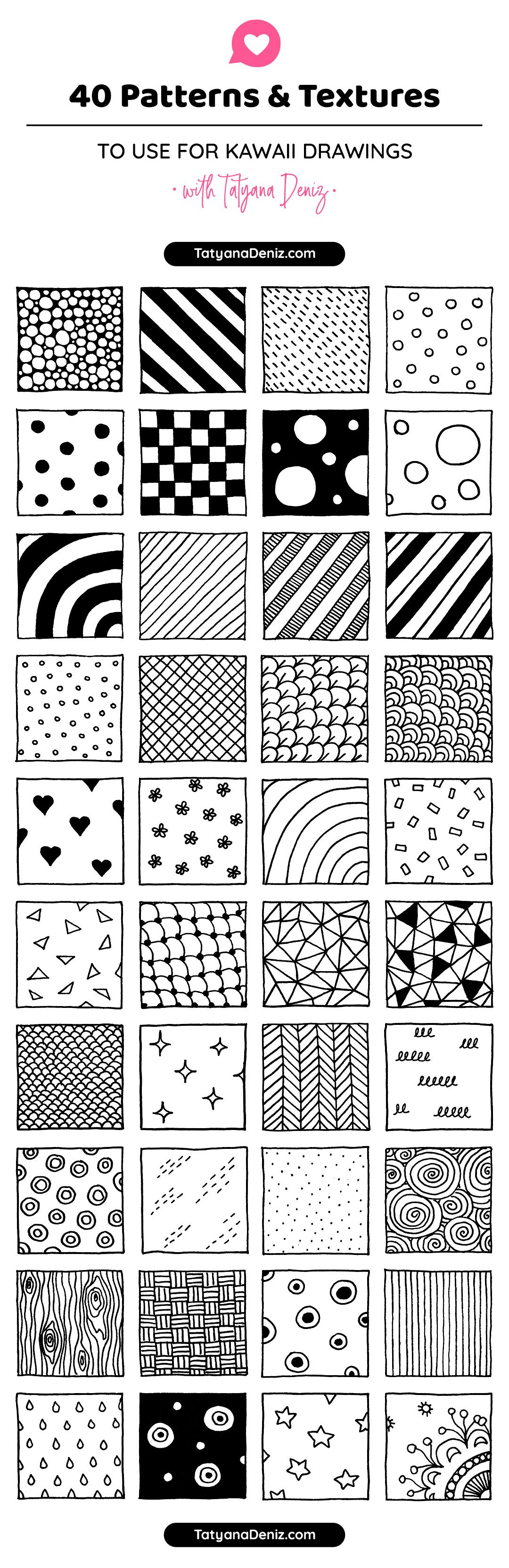 picture Doodles Easy Simple Cool Patterns