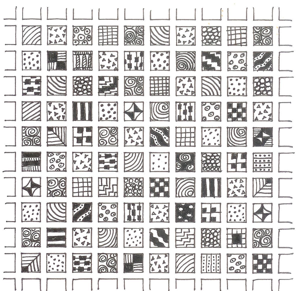 picture Doodles Easy Simple Cool Patterns