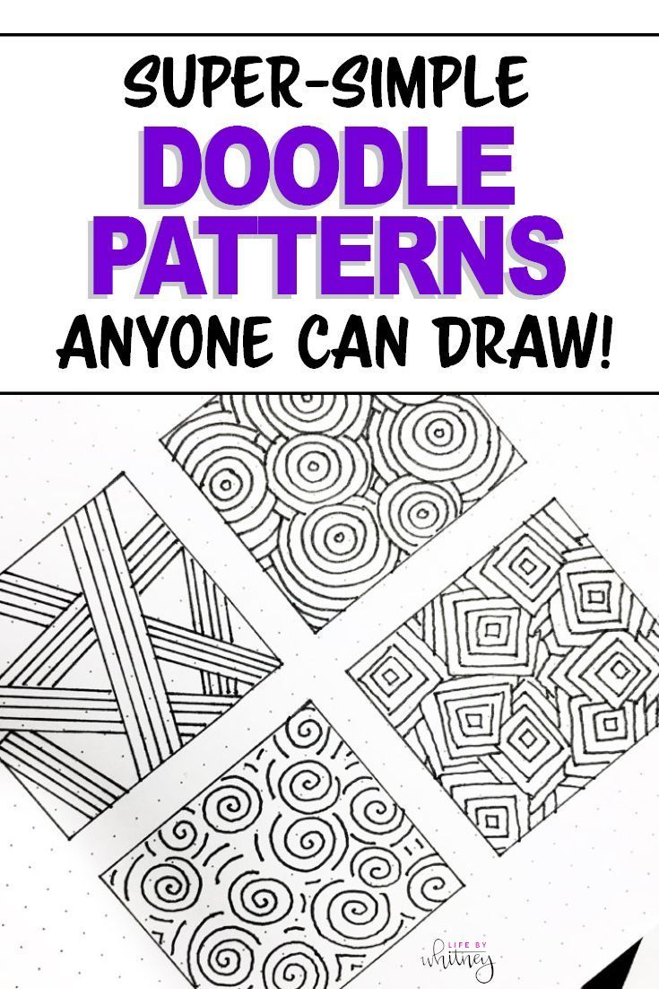 photo Doodles Easy Simple Cool Patterns