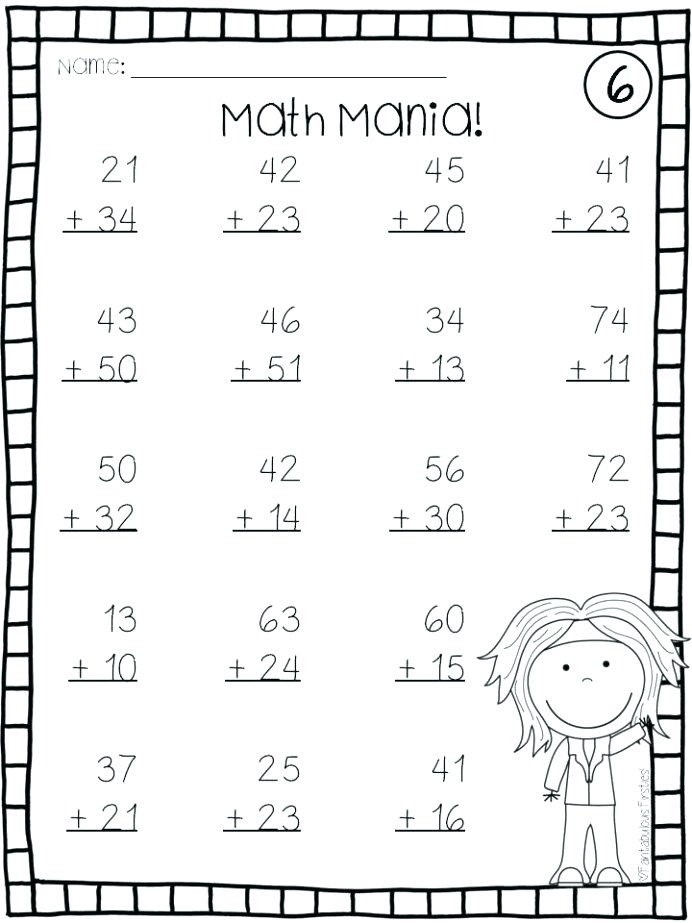 pics Double Digit Addition And Subtraction Without Regrouping