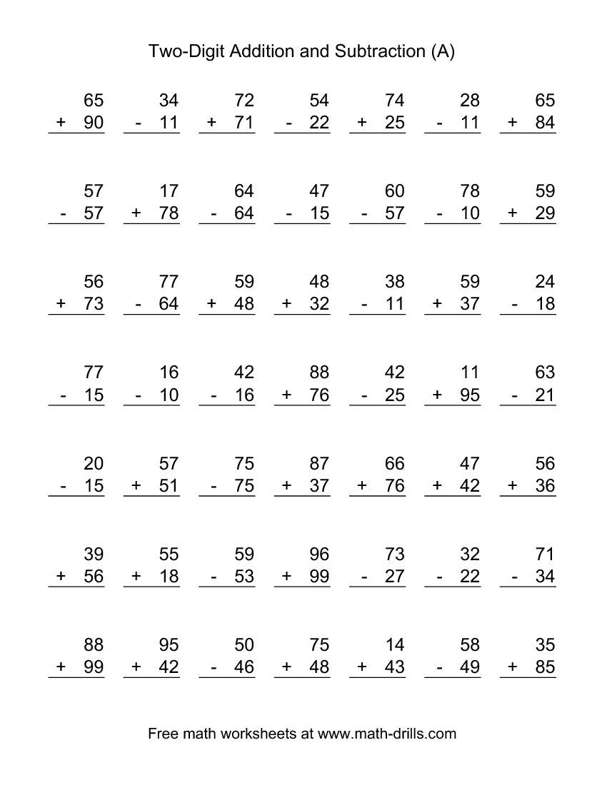 Featured image of post Double Digit Addition And Subtraction