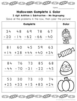 picture Double Digit Addition And Subtraction