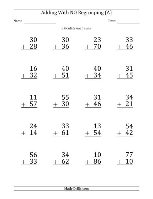 wallpapers Double Digit Addition With And Without Regrouping