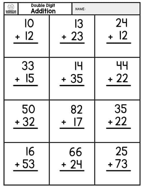 Featured image of post Double Digit Addition Without Regrouping Worksheets