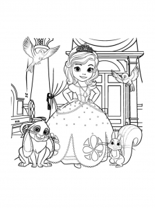 wallpapers Free Printable Sofia The First Coloring Pages