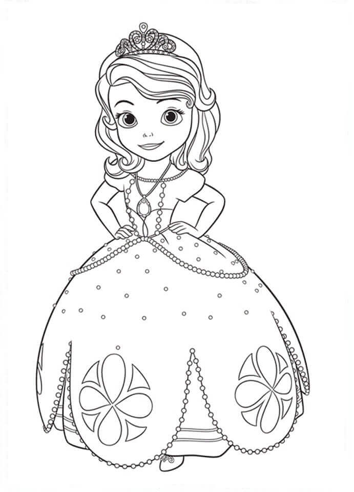 wallpapers Free Printable Sofia The First Coloring Pages