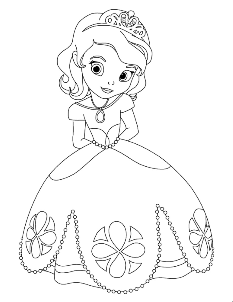 images Free Printable Sofia The First Coloring Pages