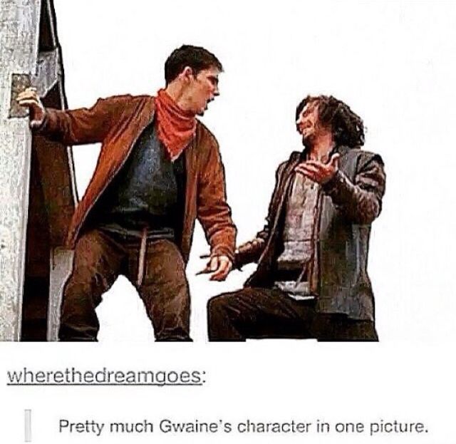 pic Gwaine Merlin Funny