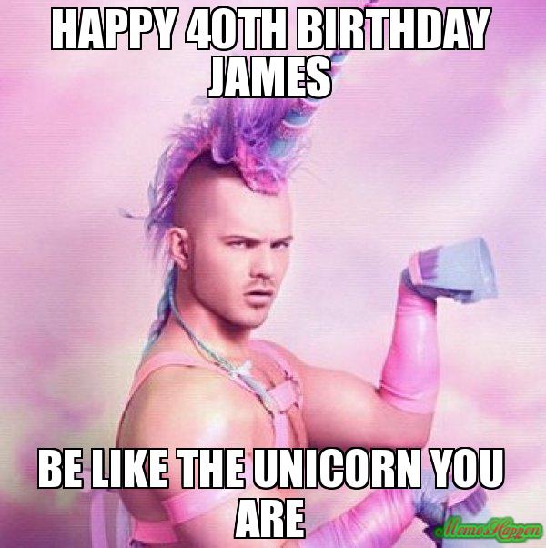 pics Happy 40Th Birthday James Images