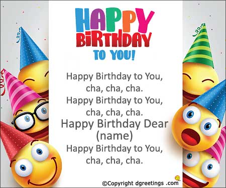 photo Happy Birthday To You May God Bless You Song Lyrics