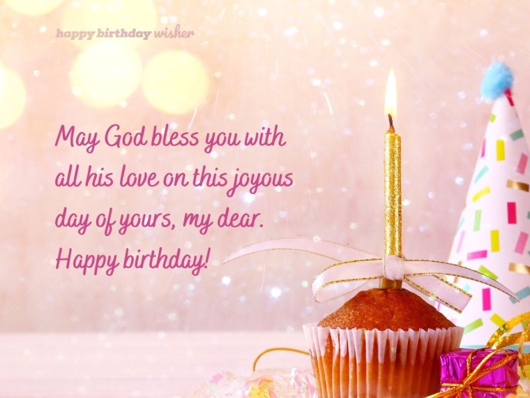 wallpapers Happy Birthday To You May God Bless You