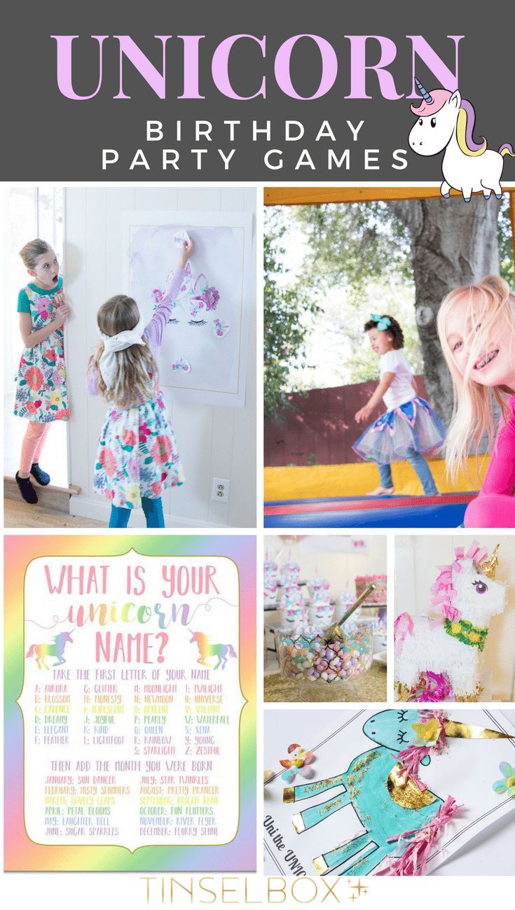 picture Homemade Unicorn Party Games