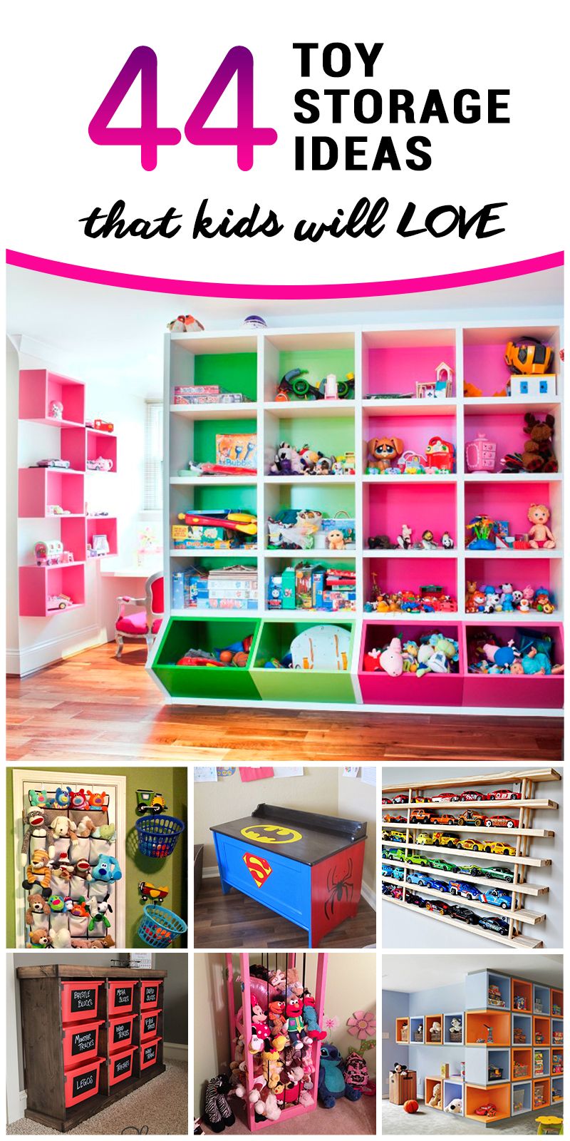 pic Kids Toy Shelf Ideas