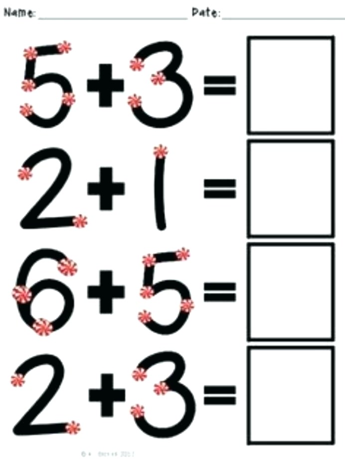 images Kindergarten Touch Math Addition Worksheets