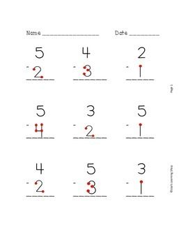 photo Kindergarten Touch Math Addition Worksheets