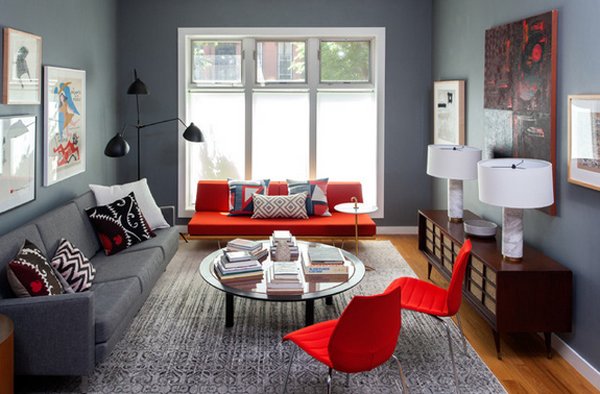 picture Living Room Red Sofa Decorating Ideas