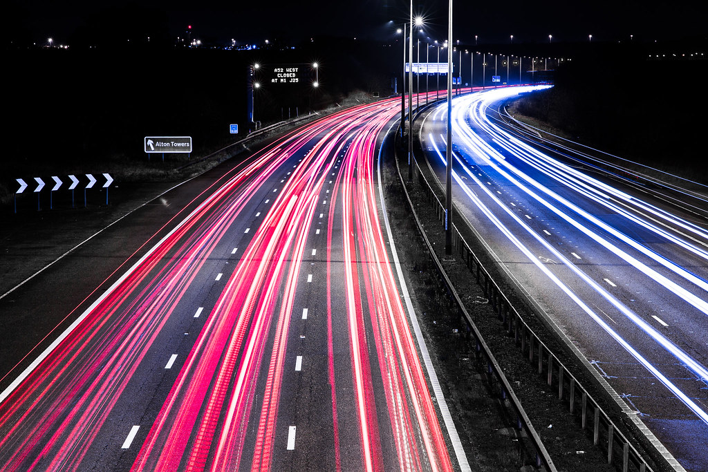 images M1 Motorway At Night