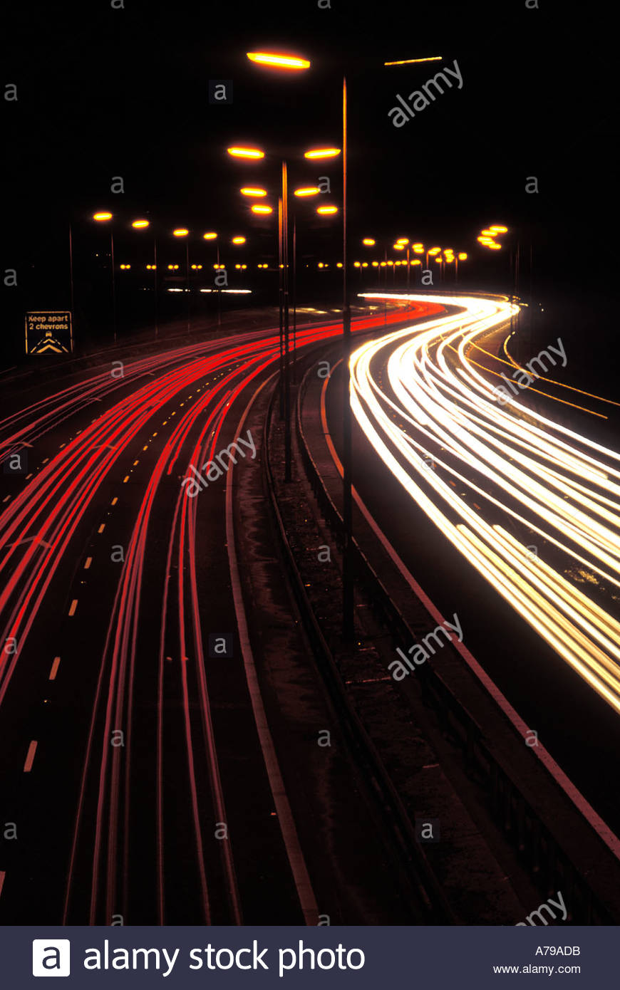 wallpapers M1 Motorway At Night