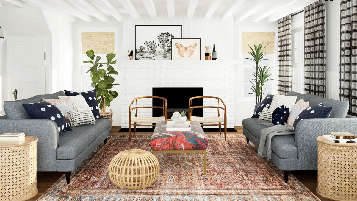 Featured image of post Mid Century Boho Living Room