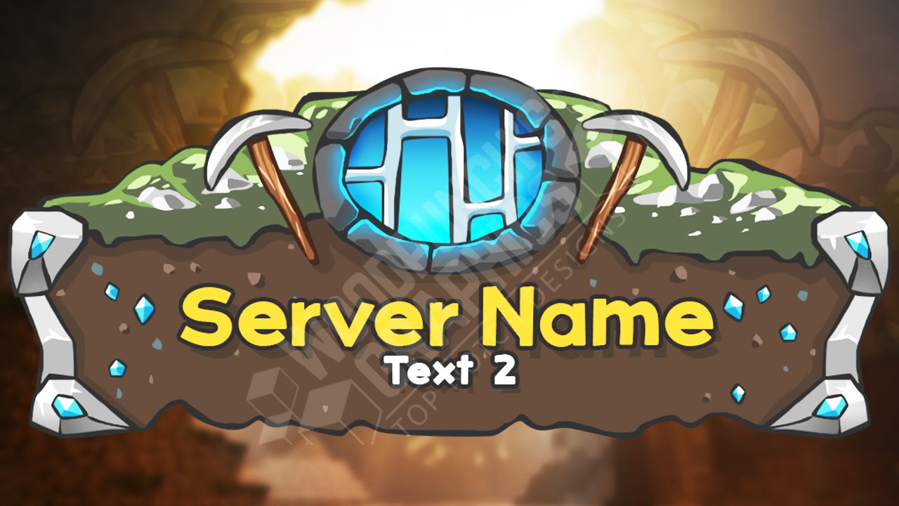 pics Minecraft Server Logo Template Free