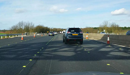 images Motorway At Night Reflective Studs