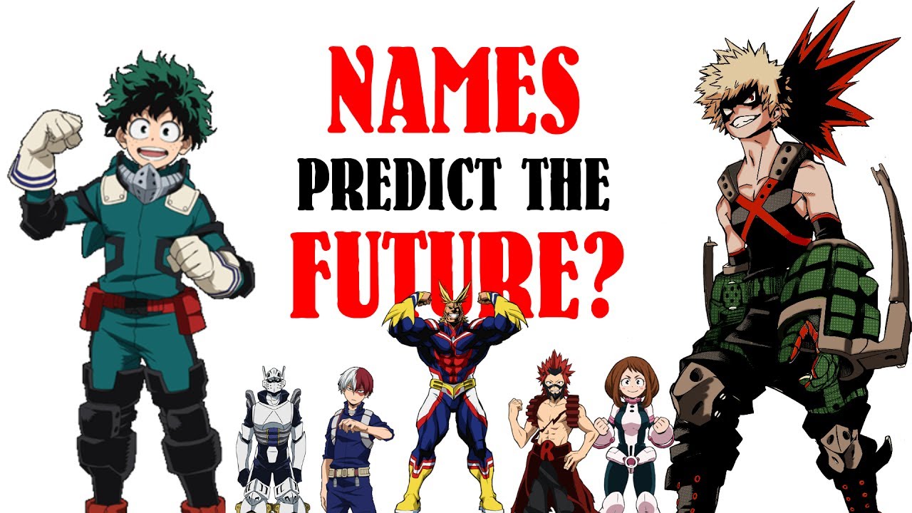 picture My Hero Academia Main Character Name