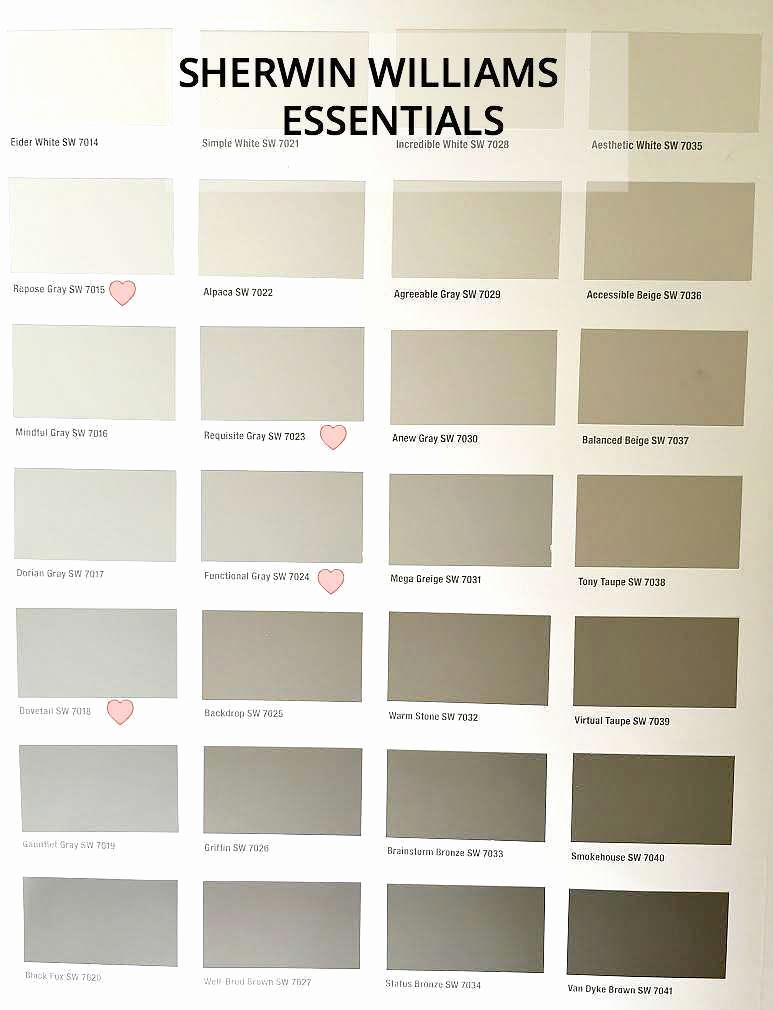 pix Neutral Chart Valspar Beige Colors