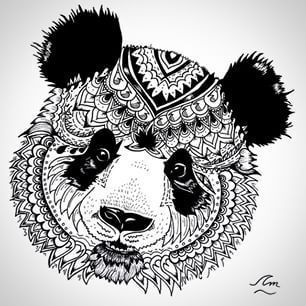 pix Panda Mandala Coloriage Mandala Animaux