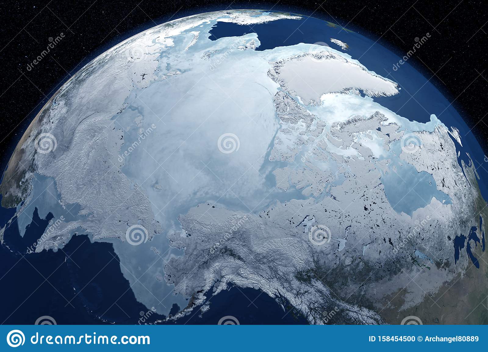 pix Photo Of North Pole From Space