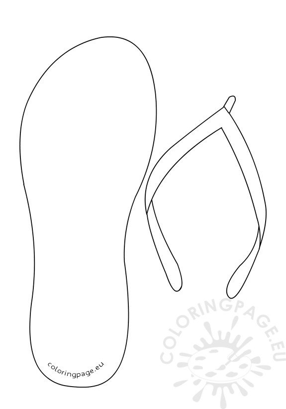 picture Printable Flip Flop Pictures