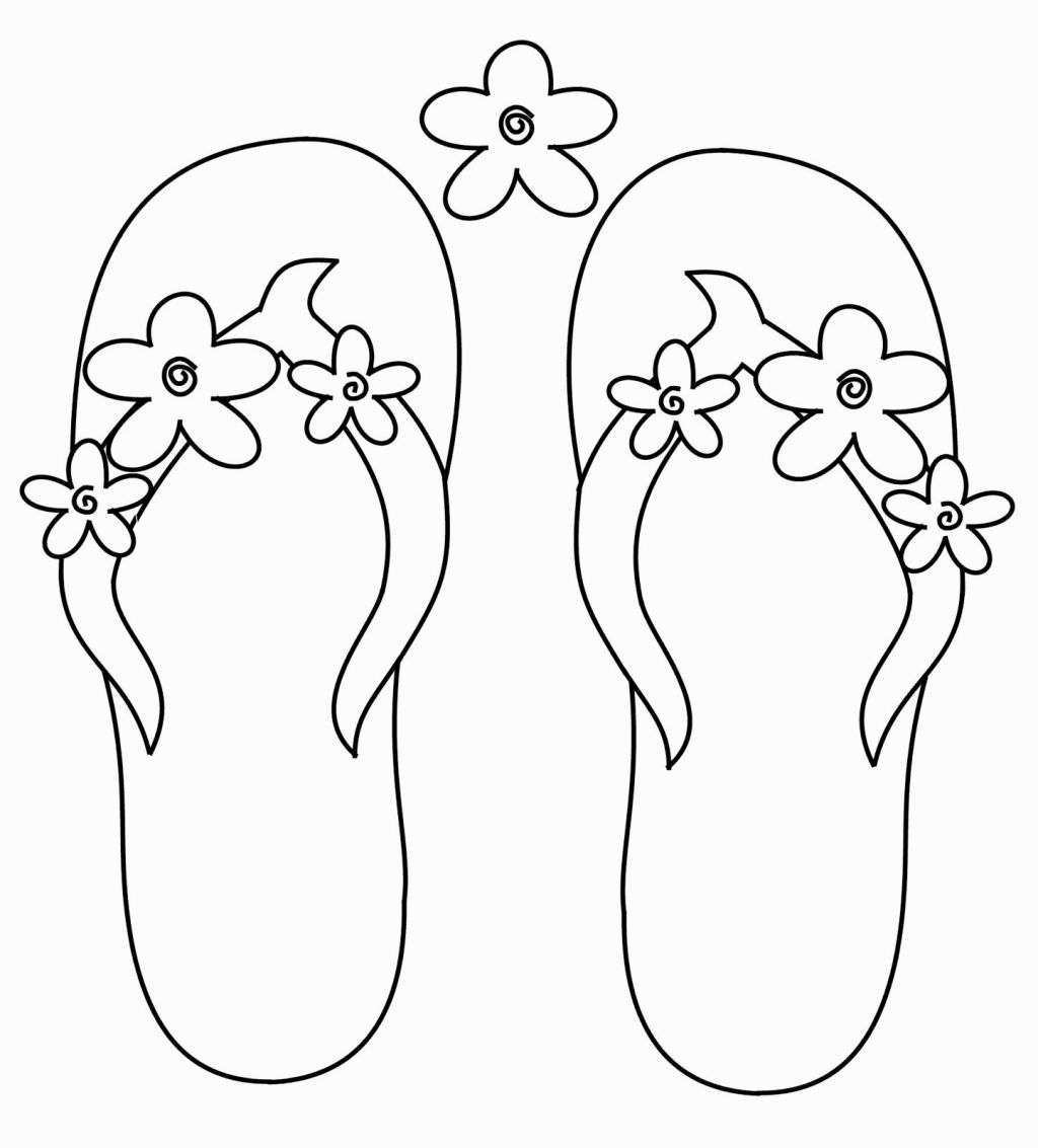 picture Printable Flip Flop Pictures