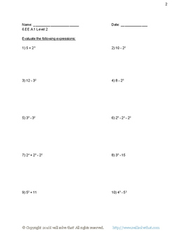 Featured image of post Problems 6Th Grade Algebraic Expressions Worksheets With Answers