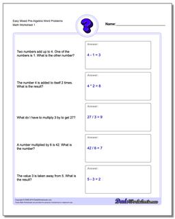 pix Problems 6Th Grade Algebraic Expressions Worksheets With Answers