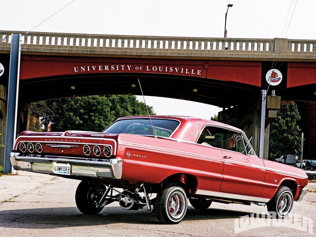 picture Red 64 Impala Lowrider Wallpaper